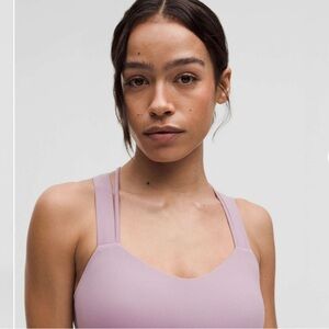 Lululemon like a cloud ribbed longline bra light support D/DD cup